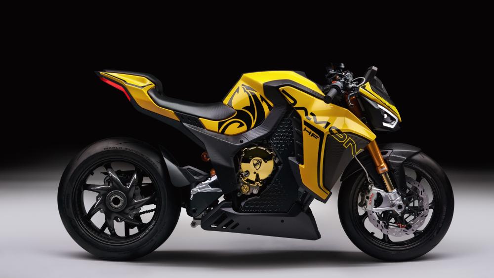 HyperFighter in Striking Yellow Design wallpaper