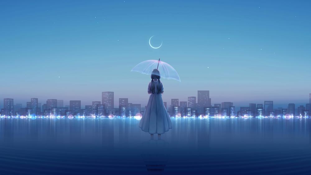 Ethereal Night Serenity wallpaper