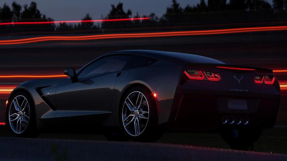 Chevrolet Corvette Stingray at Dusk wallpaper