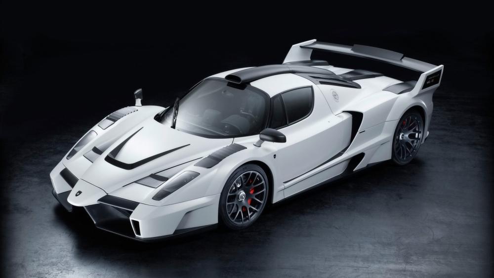 Ferrari Enzo Gemballa MIG U1 in White Splendor wallpaper