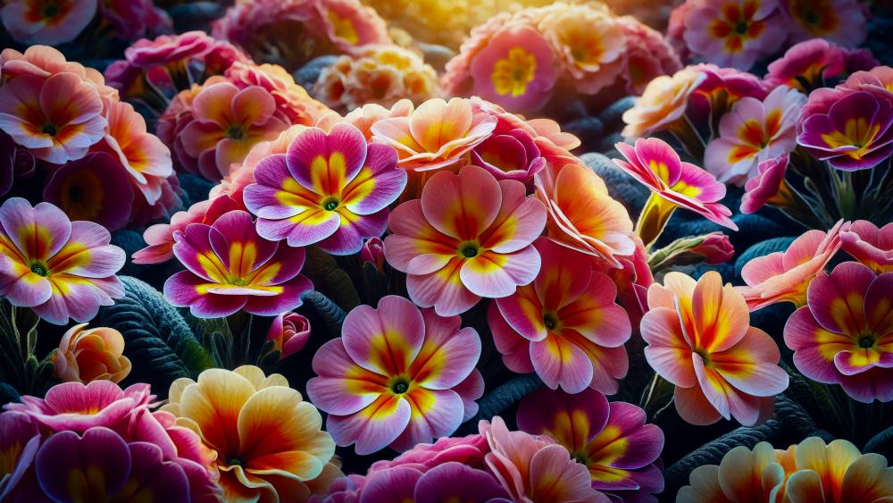 Spring Symphony Floral Explosion in 8K wallpaper