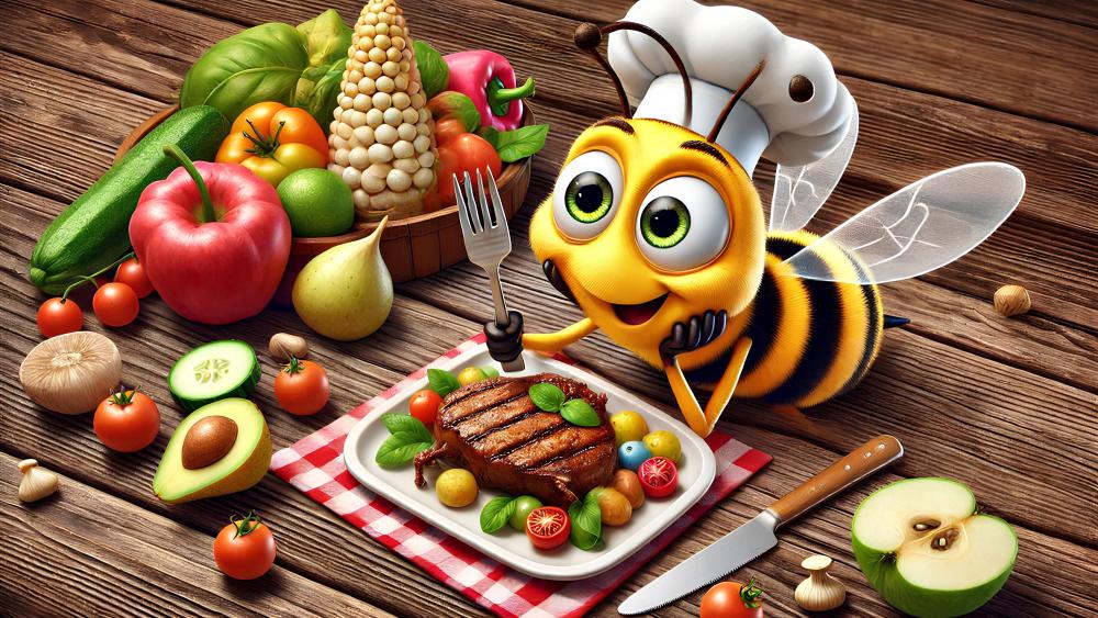 Bee Chef's Delightful Feast Adventure! wallpaper