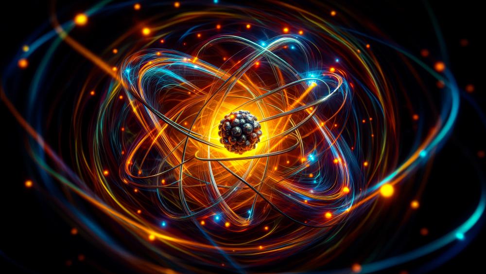 Structure of an Atom - the structural unit of everything wallpaper