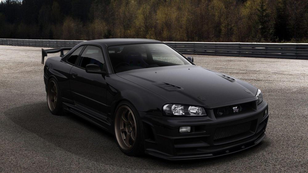 Nissan Skyline GT-R R34 in All Its Glory wallpaper