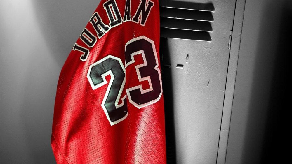 Chicago Bulls Legacy Locker Room Display wallpaper