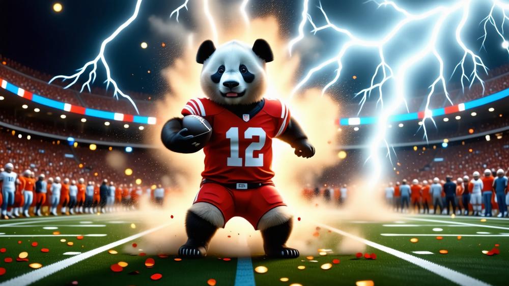 Panda Football wallpaper