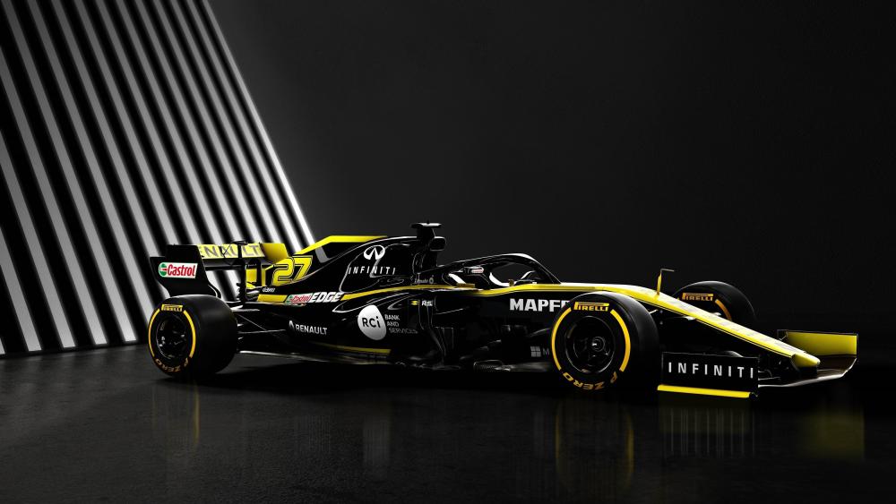 Renault Formula One Car in Sleek Design wallpaper