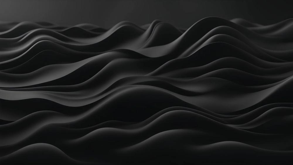 Black Wave Minimalism wallpaper