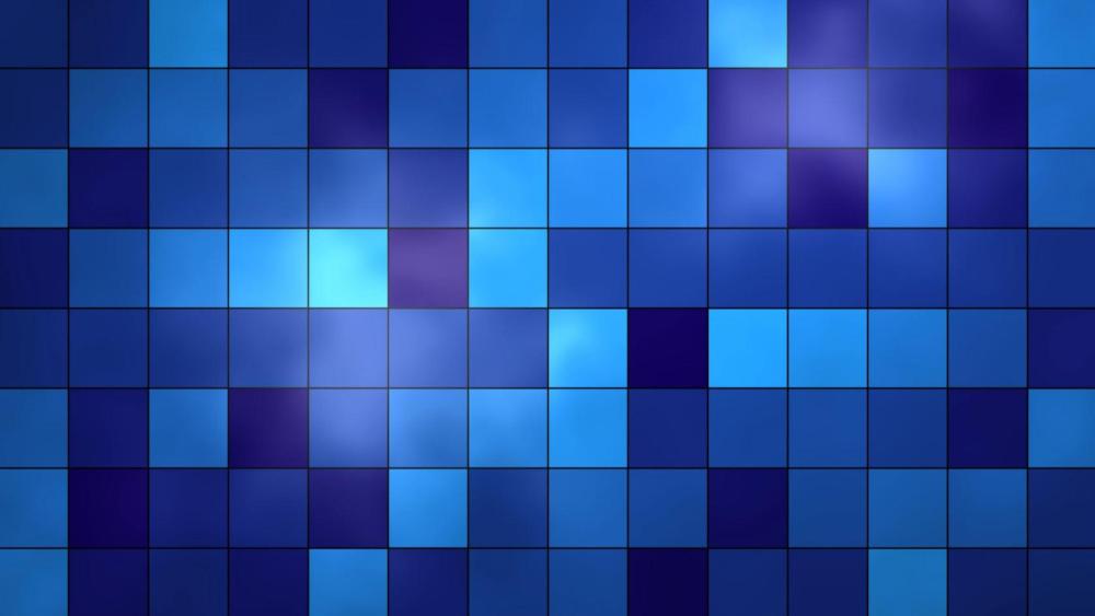 Blue Checkered Harmony wallpaper