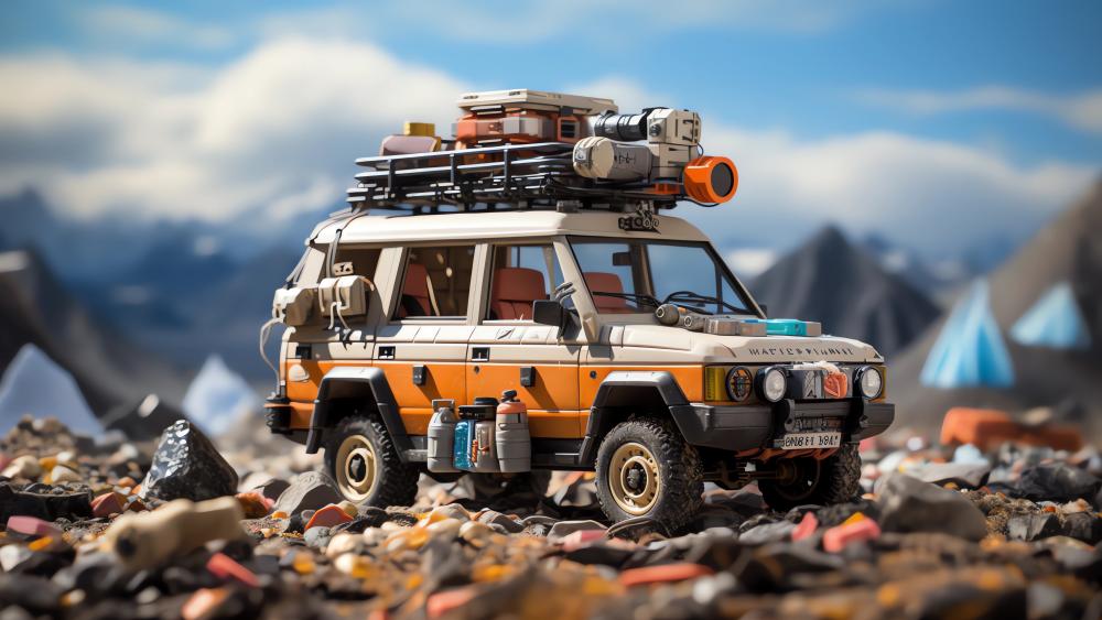 Tilt-Shift Adventure Off-Road Explorer wallpaper