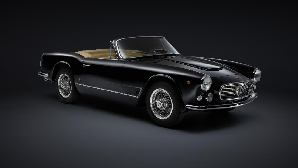 Maserati 3500 GTI Spyder Elegance in 5k Clarity wallpaper