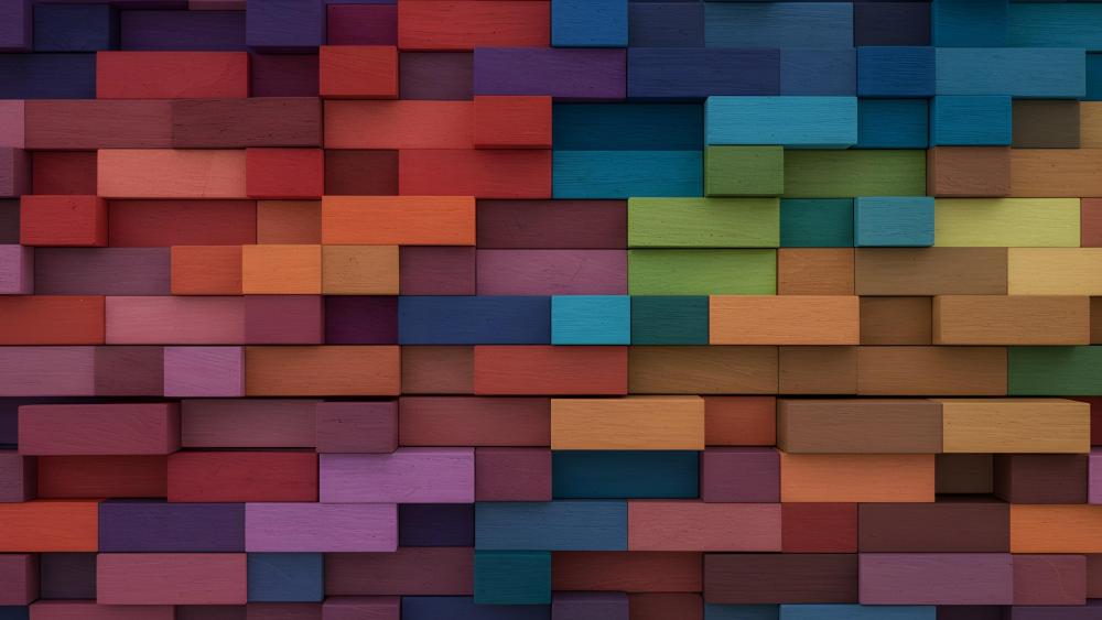 Colorful Mosaic: The Art of Play wallpaper