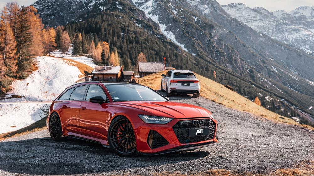 Audi RS6 Adventure in Alpine Splendor wallpaper