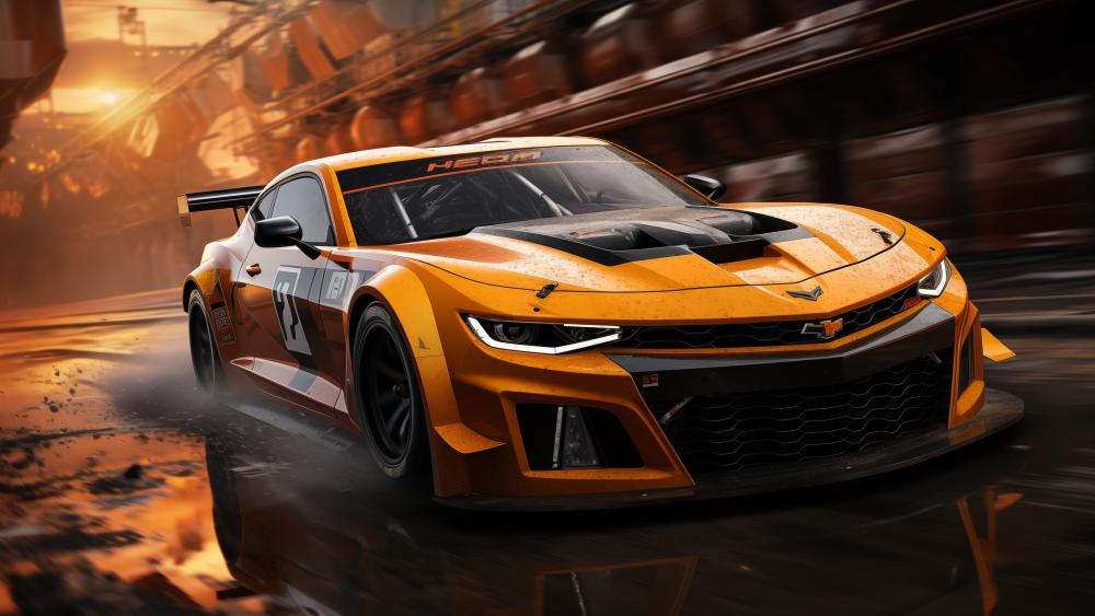 Chevrolet Camaro Racing Beast in 4K Glory wallpaper