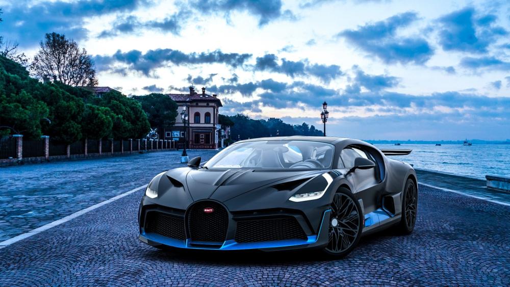 Dream Ride by the Waterfront wallpaper