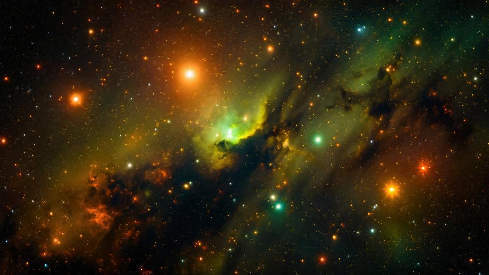 Galactic Splendor Beyond the Stars wallpaper