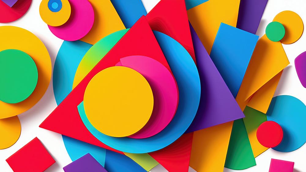 Color Collage wallpaper