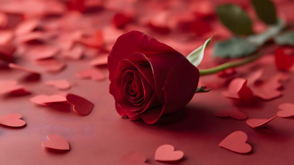 Love in Full Bloom wallpaper