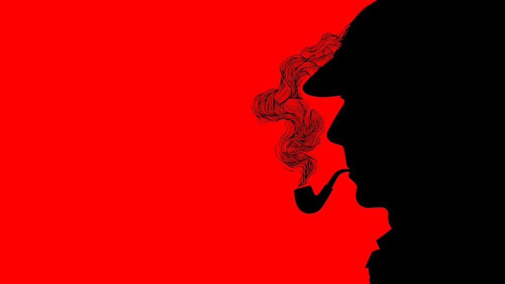 Sherlock Holmes - The Detective's Silhouette wallpaper