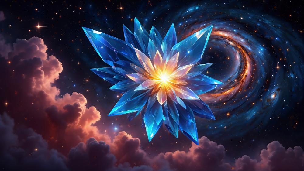 Space Crystal wallpaper