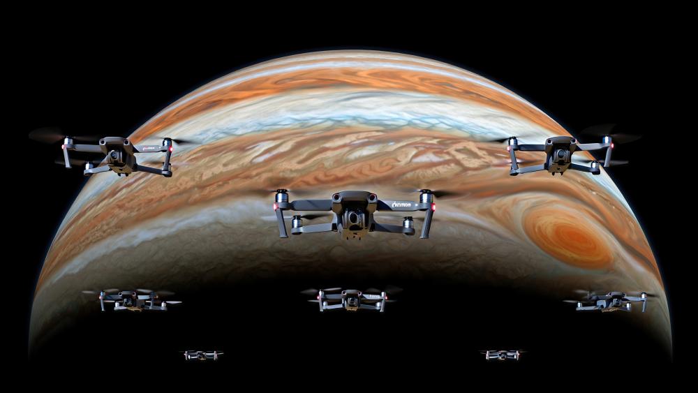 Space Drones wallpaper