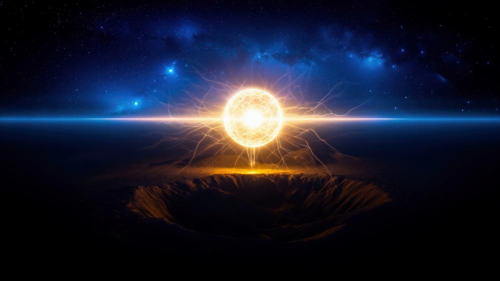 Pulsing White Dwarf wallpaper