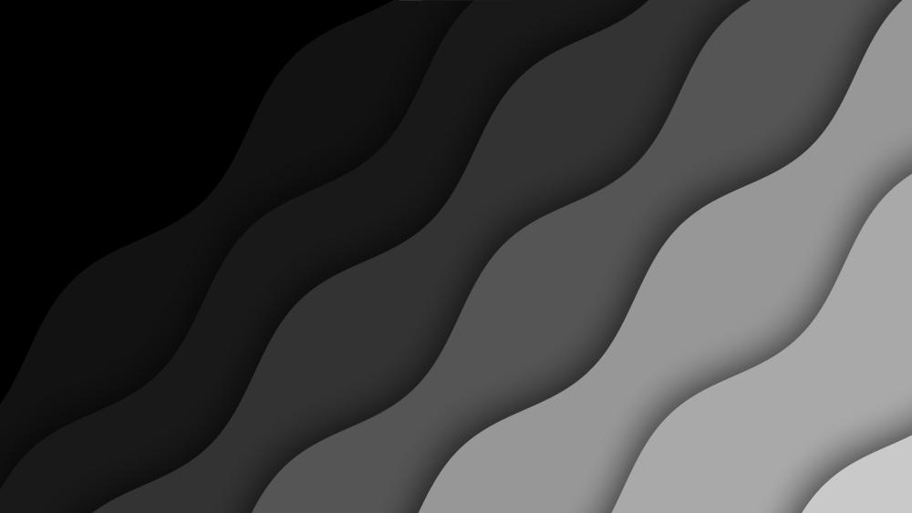 Grey Waves of Abstract Flow wallpaper