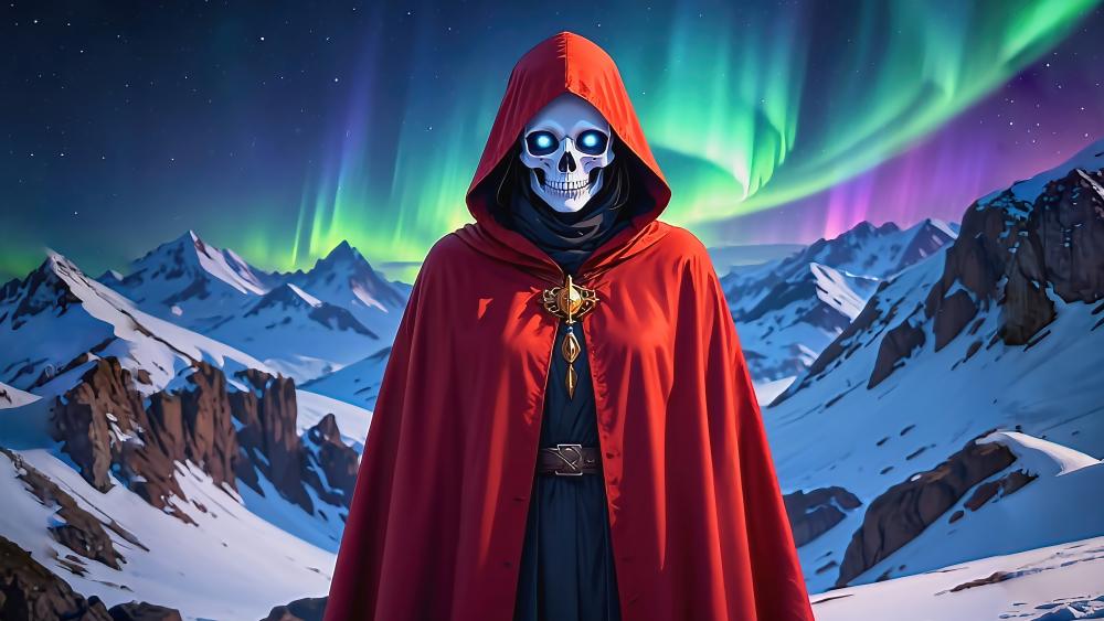Eternal Darkness in the Arctic Night wallpaper