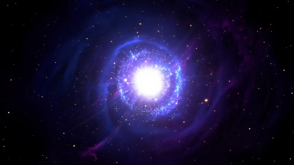 Exploding Star wallpaper