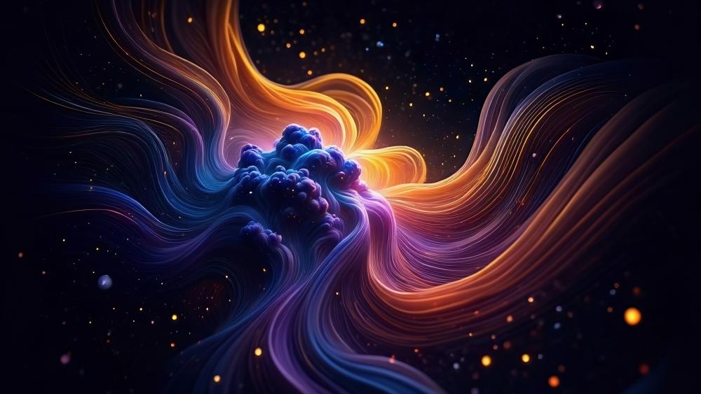 Space Lumps wallpaper
