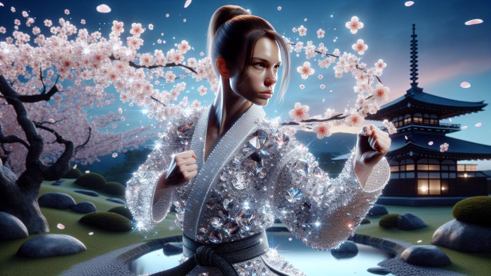 Cherry Blossom Guardian Spirit wallpaper