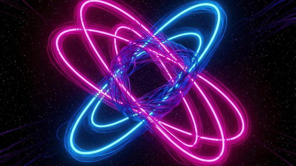 Space Neon wallpaper
