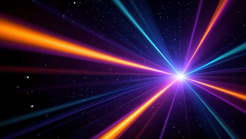 Space Beams wallpaper
