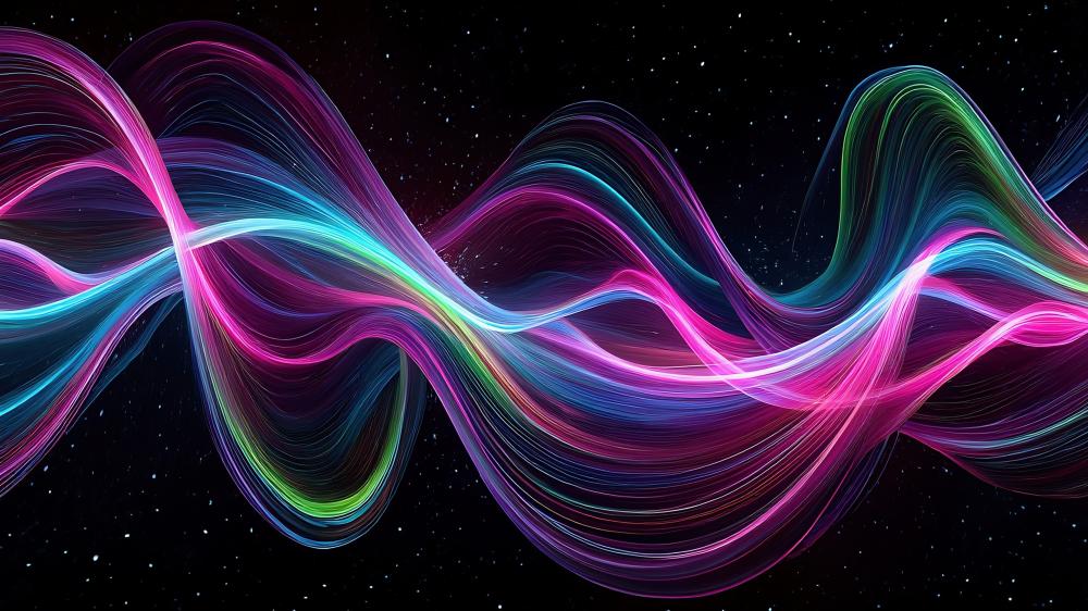 Space Waves wallpaper