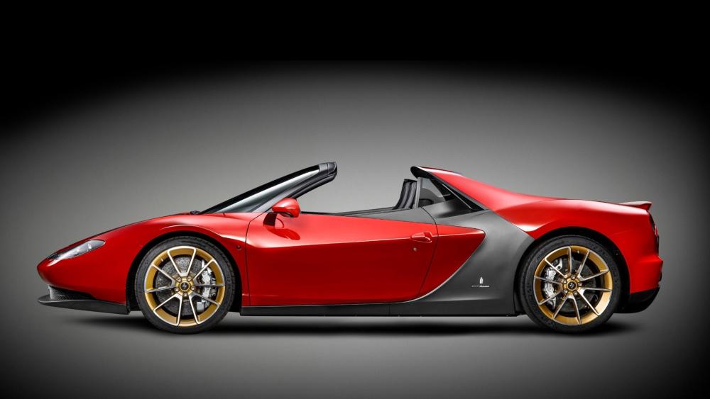 Pininfarina Sergio's Sleek Elegance in Motion wallpaper