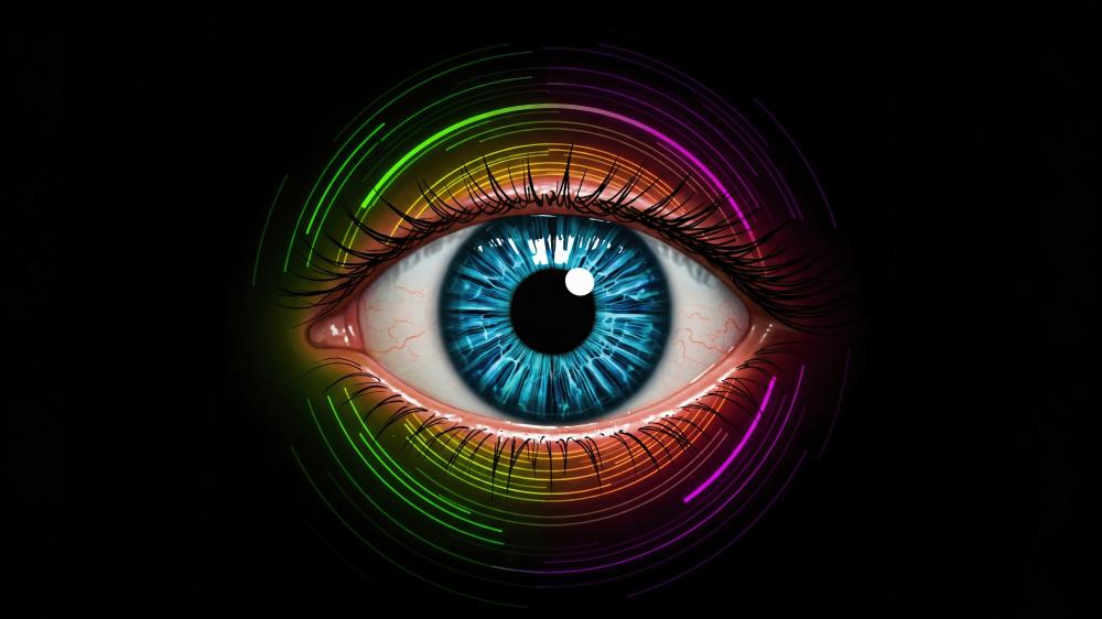 Big Blue Eye wallpaper