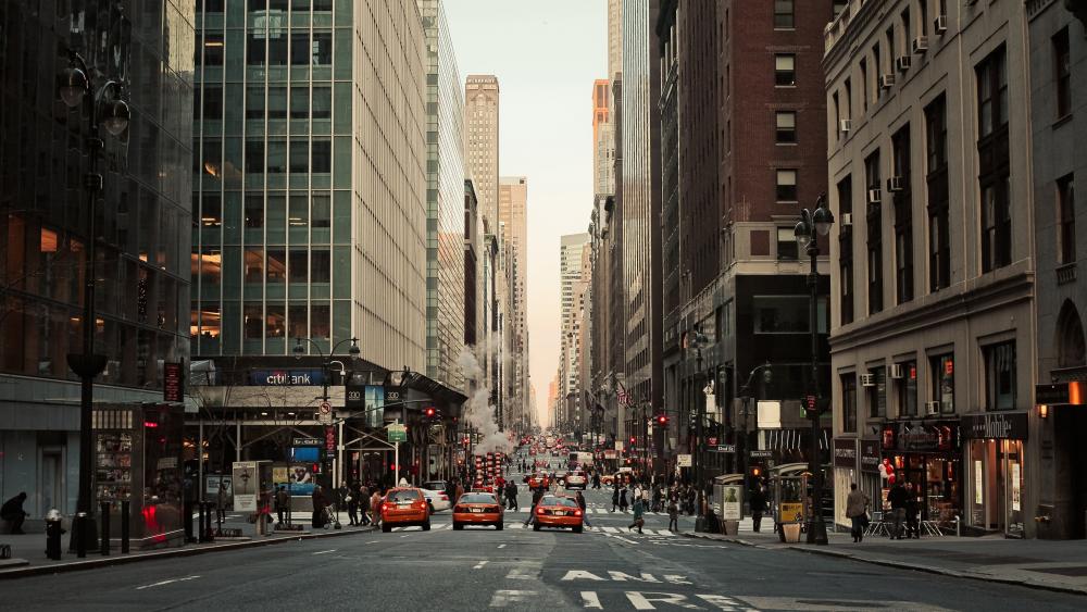 Urban Pulse of New York City in 4K wallpaper