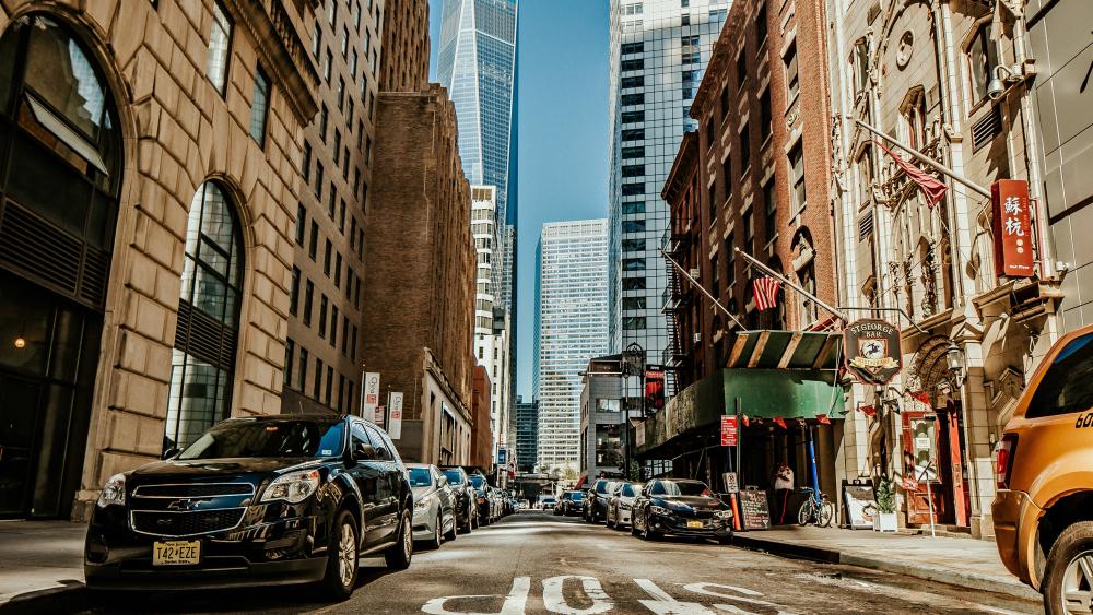 Lower Manhattan Urban Vibes wallpaper