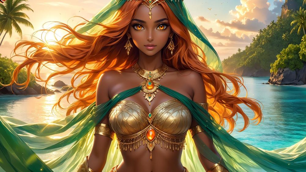 Amazon Princess of the Enchanted Isles wallpaper