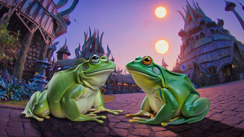 Frogs On Tour wallpaper
