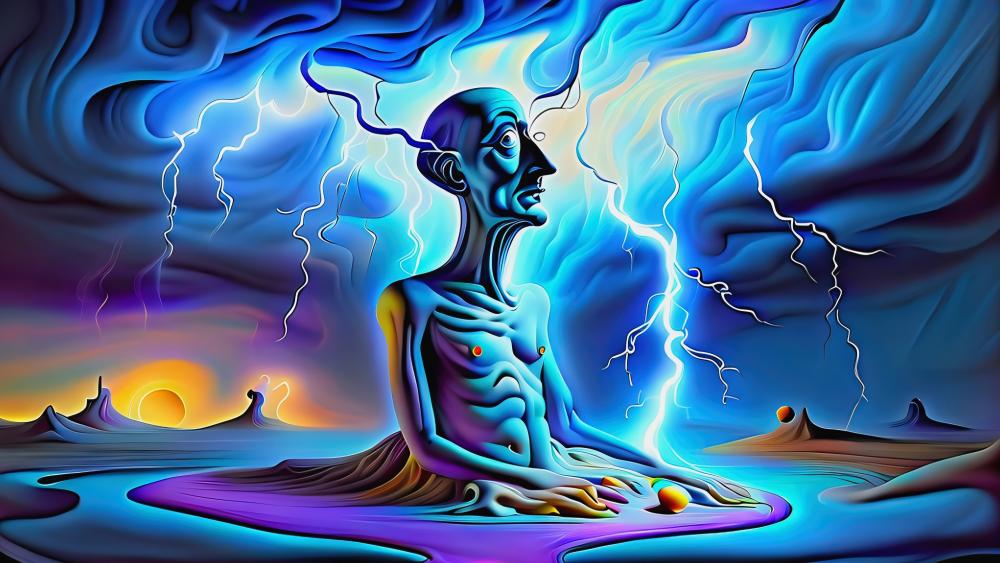 Arise in Lightning Fantasy Realm wallpaper