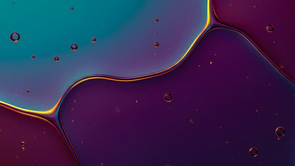 Fluid Harmony in Liquid Art wallpaper