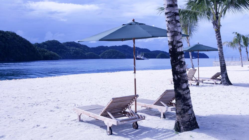 Beachside Paradise Escape for Your Dream Vacation wallpaper