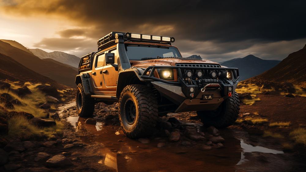 Jeep Adventure: Conquer the Wild in 4K wallpaper