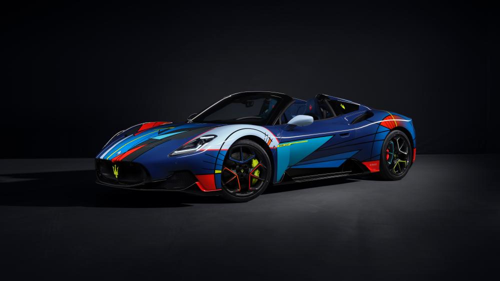 Maserati MC20 Cielo in Vibrant Artistry wallpaper