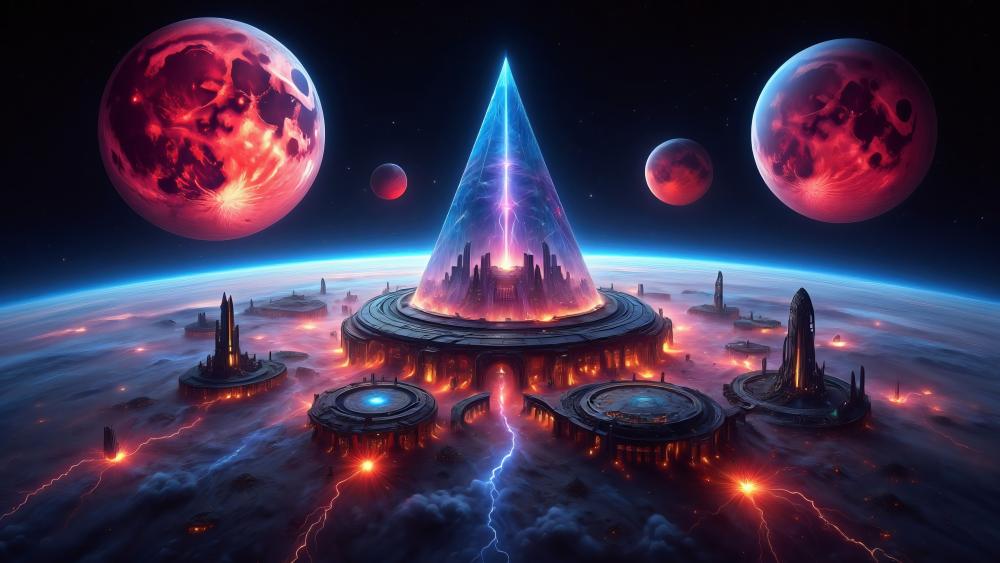 Clear Pyramid wallpaper