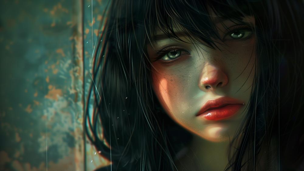 Emotional Glimpse into the Soul of an AI Creation wallpaper