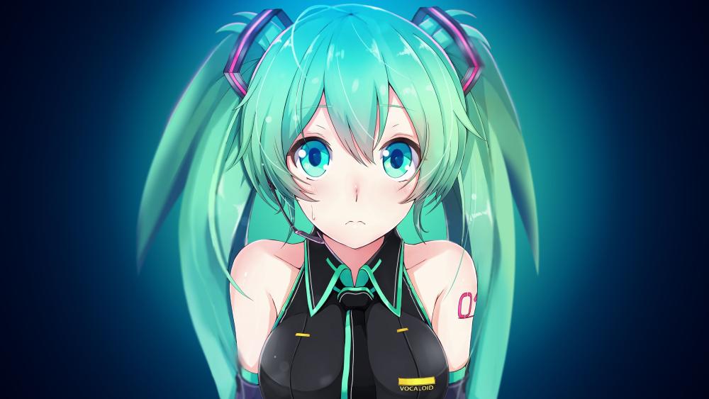 Hatsune Miku Radiant 4K Charm wallpaper