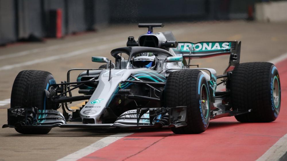 Formula 1 Speed on Display with Mercedes AMG wallpaper