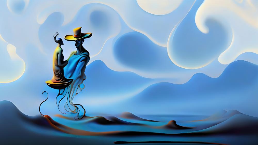 Flowing Dreams of the Mind wallpaper